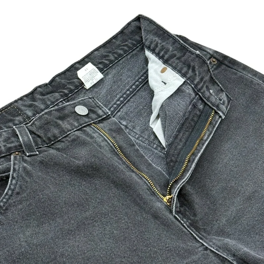 Vintage Levi’s Orange Label Black Denim Jeans 30x29 Made in USA 1997